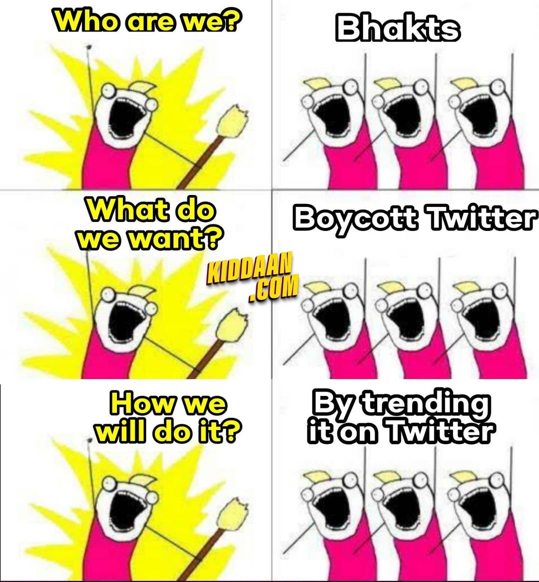 #BanTwitter by using twitter! 😂