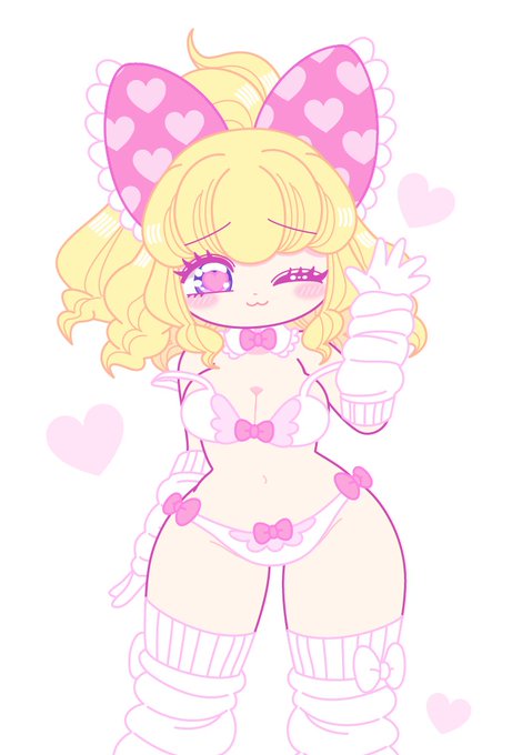 トロリーナちゃんは最初金髪にするかもしれなかったので金髪トロリーナちゃんよかったら見てください 