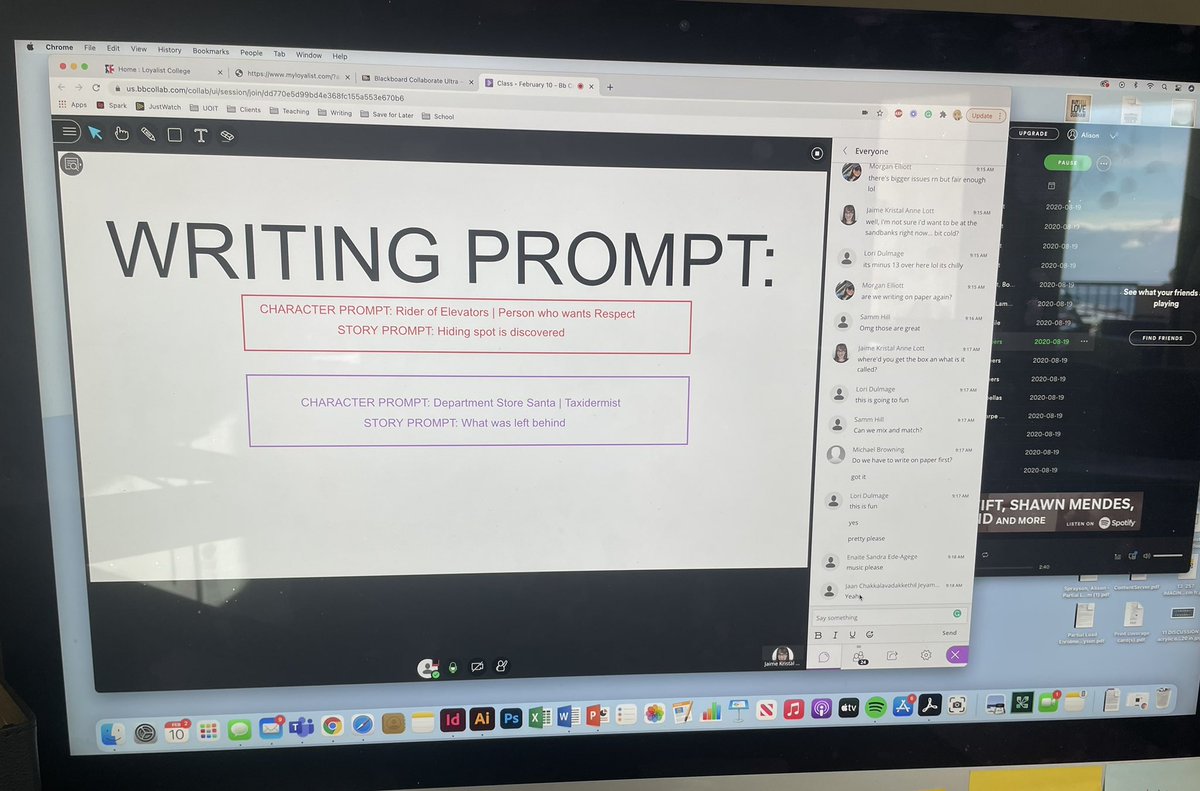 We are #writing in writing class today. Can’t wait to read what comes out of these. <a href="/LoyalistCollege/">Loyalist College</a> <a href="/loyalistpr/">Loyalist PR</a> #creativity Learning to write by writing.