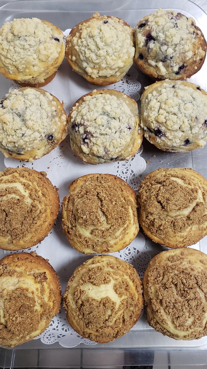 fanniescafe's tweet photo. Muffin top morning at Fannie's 😊
Come over! We're right by the theater at 6 corners. Plenty of parking and good vibes #wednesdaythought #itsagoodidea #morningmotivation https://t.co/JKIwR7umWj