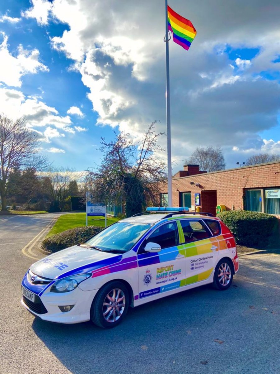 February is #LGBTHistoryMonth. The flag at @FrodshamFire is flying to show support for our LGBT+ colleagues and communities. @CCLGBTnetwork #WeCare