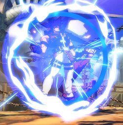 One of the greatest mechanics in GG imo is BURST, when you feel like you dont wanna block or comboed simply burst! Burst recovers after a certain amount of time so you cant spam it, and if your opponent is big brained as hell it can be baited but it's fairly difficult