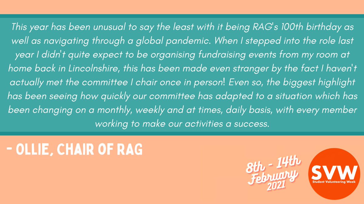 Shef_Volunteer's tweet image. As well as all the wonderful volunteer projects we're celebrating, we also wanted to highlight the vital work being done by @SheffieldRAG 💖 All year, the committee work tirelessly to raise money and awareness for local charities - the very spirit of #LoveYourCommunity! #SVW2021