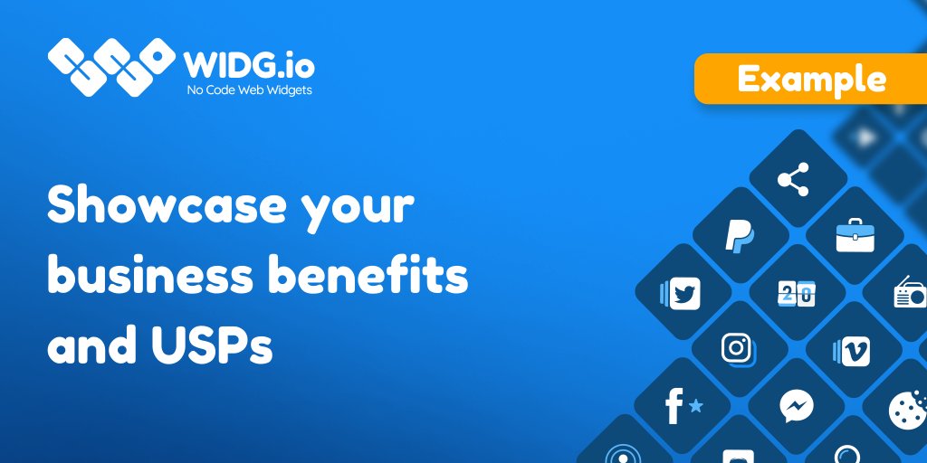 getwidgio's tweet image. widg.io/examples/dynam…
Adding dynamic text is a neat way to draw a user’s attention to key information.
Whether it’s an important headline, your business’ USPs, or a product’s benefits, dynamic text helps get your point across.
#dynamictext #textwidget #widgets #plugins