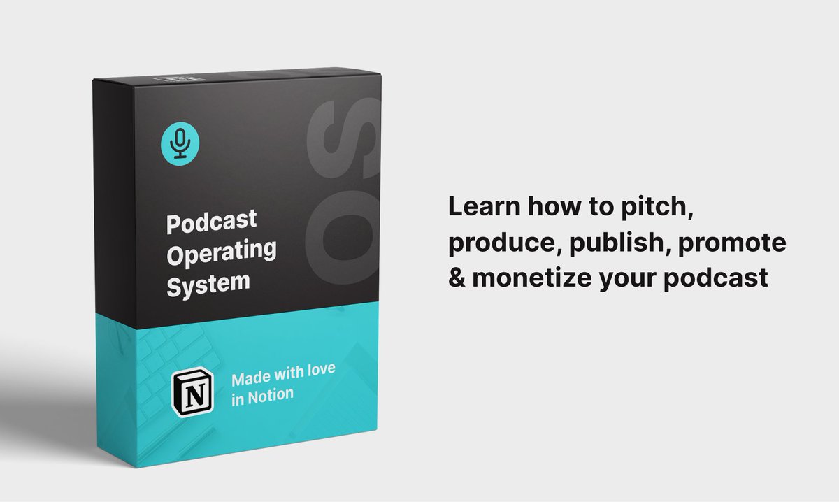 Podcast Operating System is now launched! @JKaplan1 and I are so excited to bring this behemoth of a resource to you. We’ve created a dashboard that helps you save hours as you launch, pitch, produce, publish & promote your podcast.More below 