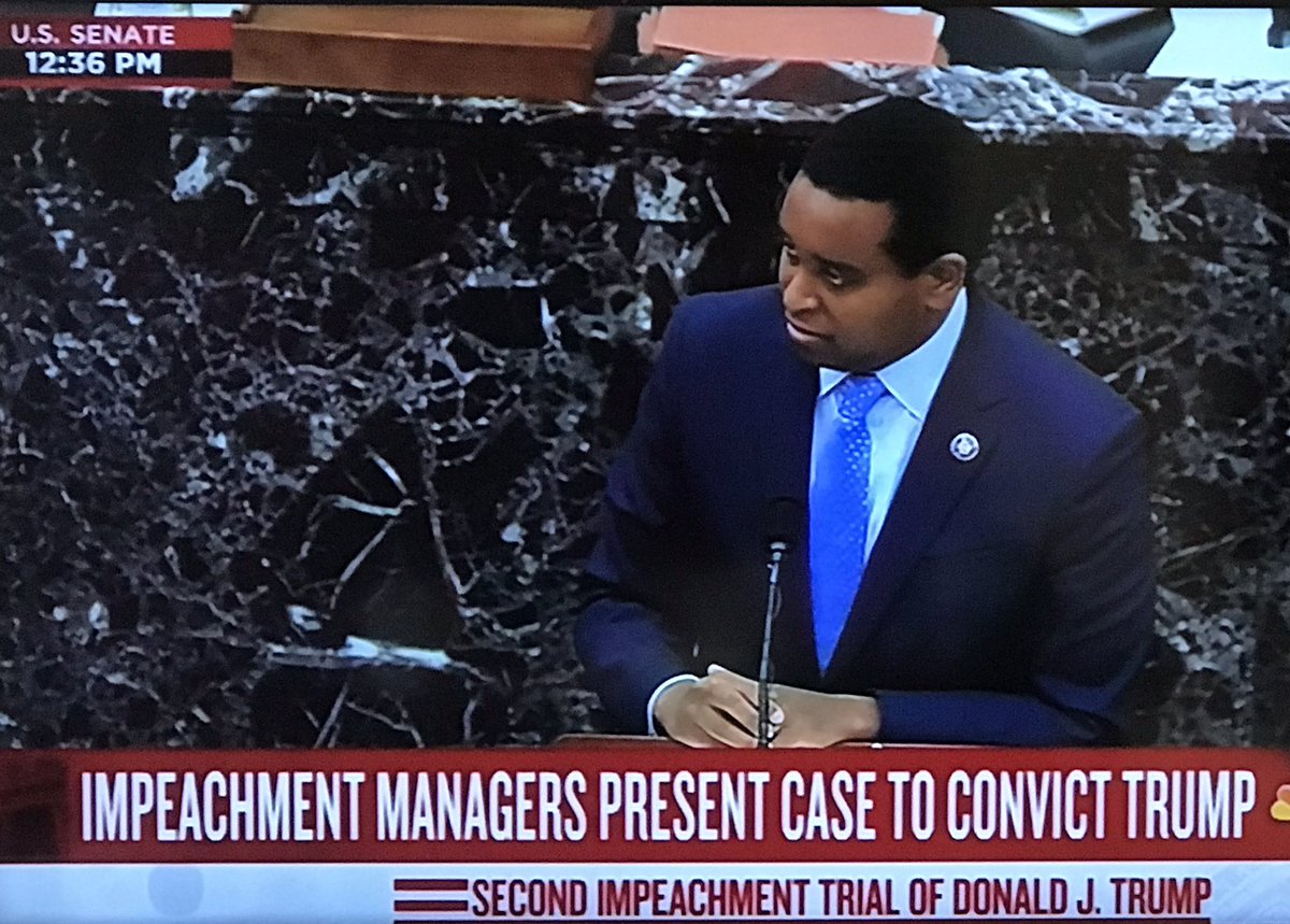 DAY 2: The Impeachment Trial of Donald J. Trump (Thread) @RepJoeNeguse: Trump is doing everything he possibly can to overturn the election.FIRST he begins with the courts. A legitimate avenue to challenge the election.—> BUT Trump ignores all of the courts’ adverse rulings.