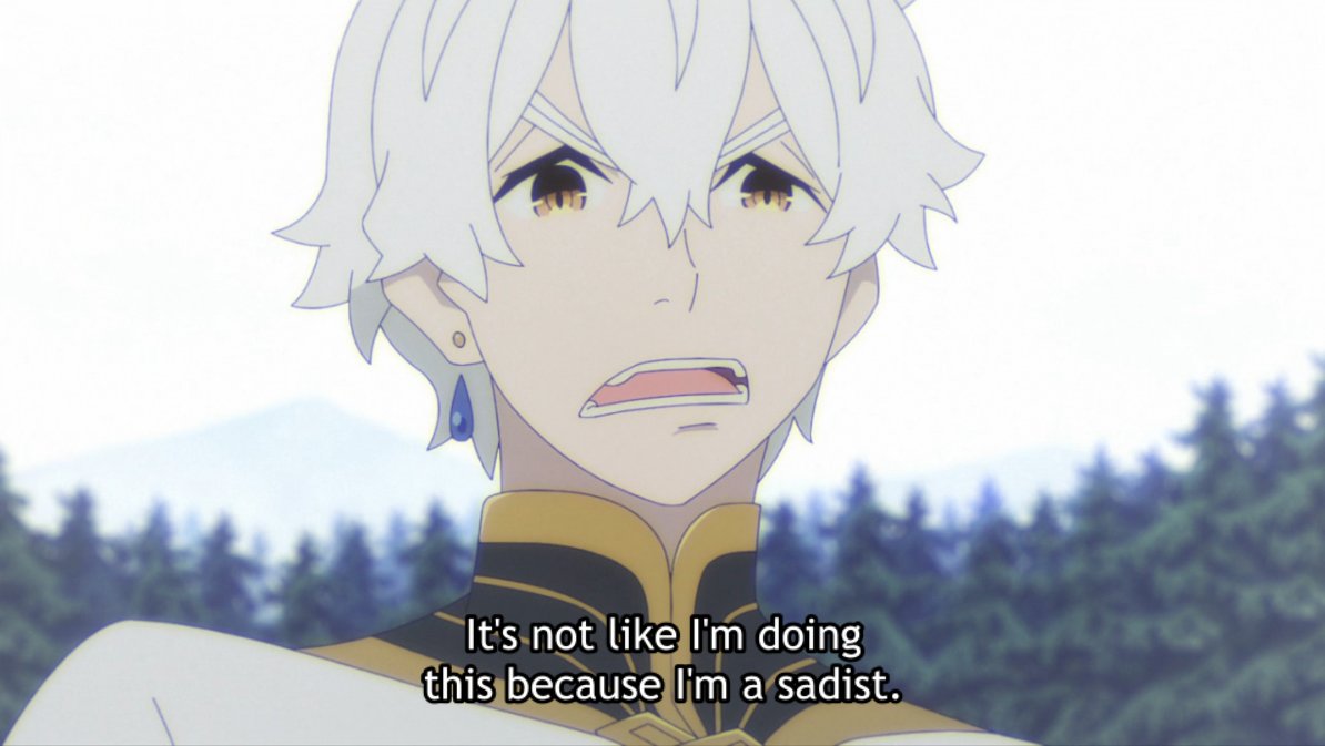 Regulus is, always, the "good guy". He isn't unreasonable; what's unreasonable is the world, who's forcing him into the position of a villain. It's that belief that allows him to torment Geuse without hesitation.Notice how Pandora takes advantage of this to manipulate him, too.