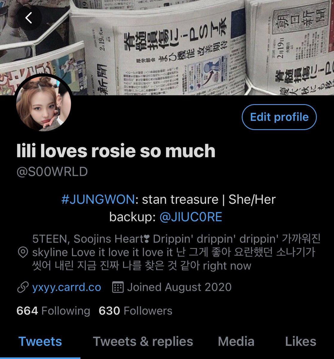 My layouts:
