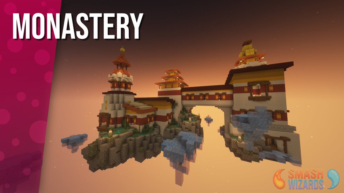 SmashWizards's tweet photo. Would you dare enter the realm of our latest map, Monastery? 🌿 

Arriving soon to Smash Wizards Season 1!

▶️ https://t.co/DqfbaIWiGw
#SmashWizards #SWS1 #Minecraft https://t.co/uV6kAAJXoe