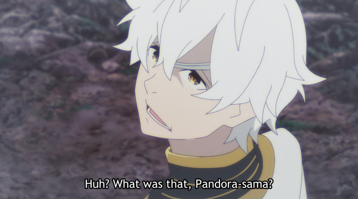 Even the revered Pandora-sama isn't safe from his childish tantrums — and the way he refers to her as "woman" denotes a certain sexism, too. (In contrast to his preaching to Fortuna about prejudices towards men—his morality consists of only what's convenient to him at the moment)