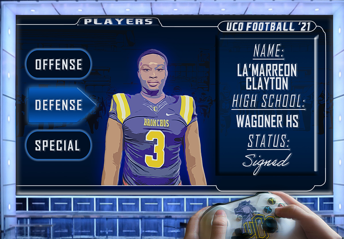 PLAYER UNLOCKED:
🕹️La’Marreon Clayton
🏈Linebacker
🌎Wagoner, OK

#CHOSenXXI x <a href="/MarreonLa/">🏩 폰섹 자영 전문샾 지현이네🏩</a>