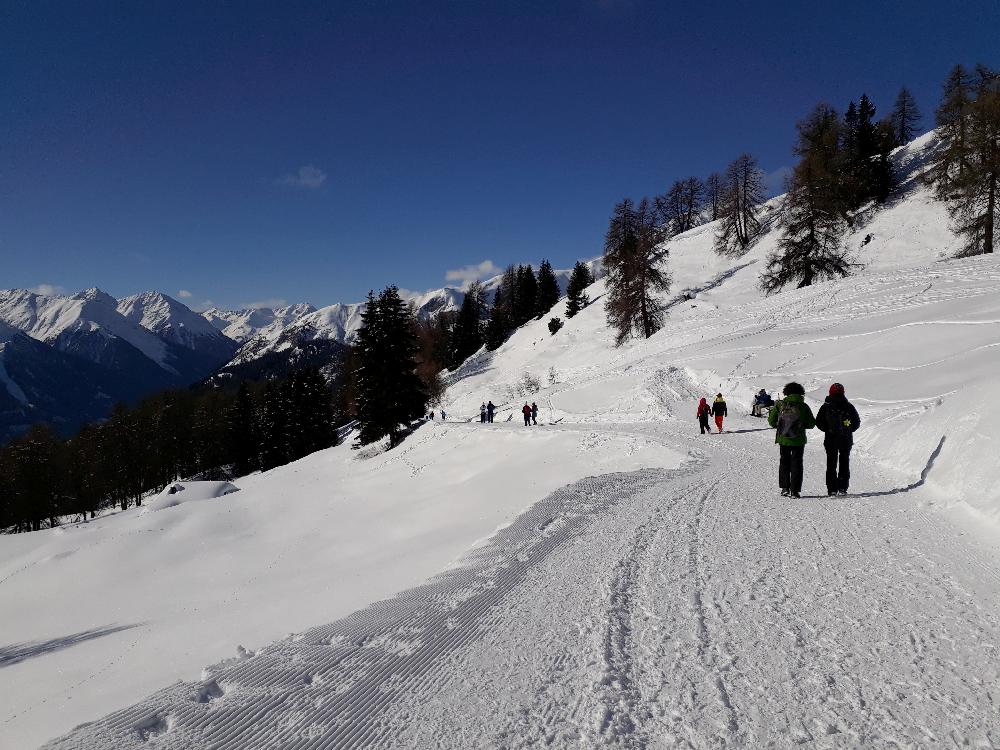 Winterwanderung im Unterengadin: 
Motta Naluns ob Scuol - Prui - Ftan
wandersite.ch/Winterwandern/…