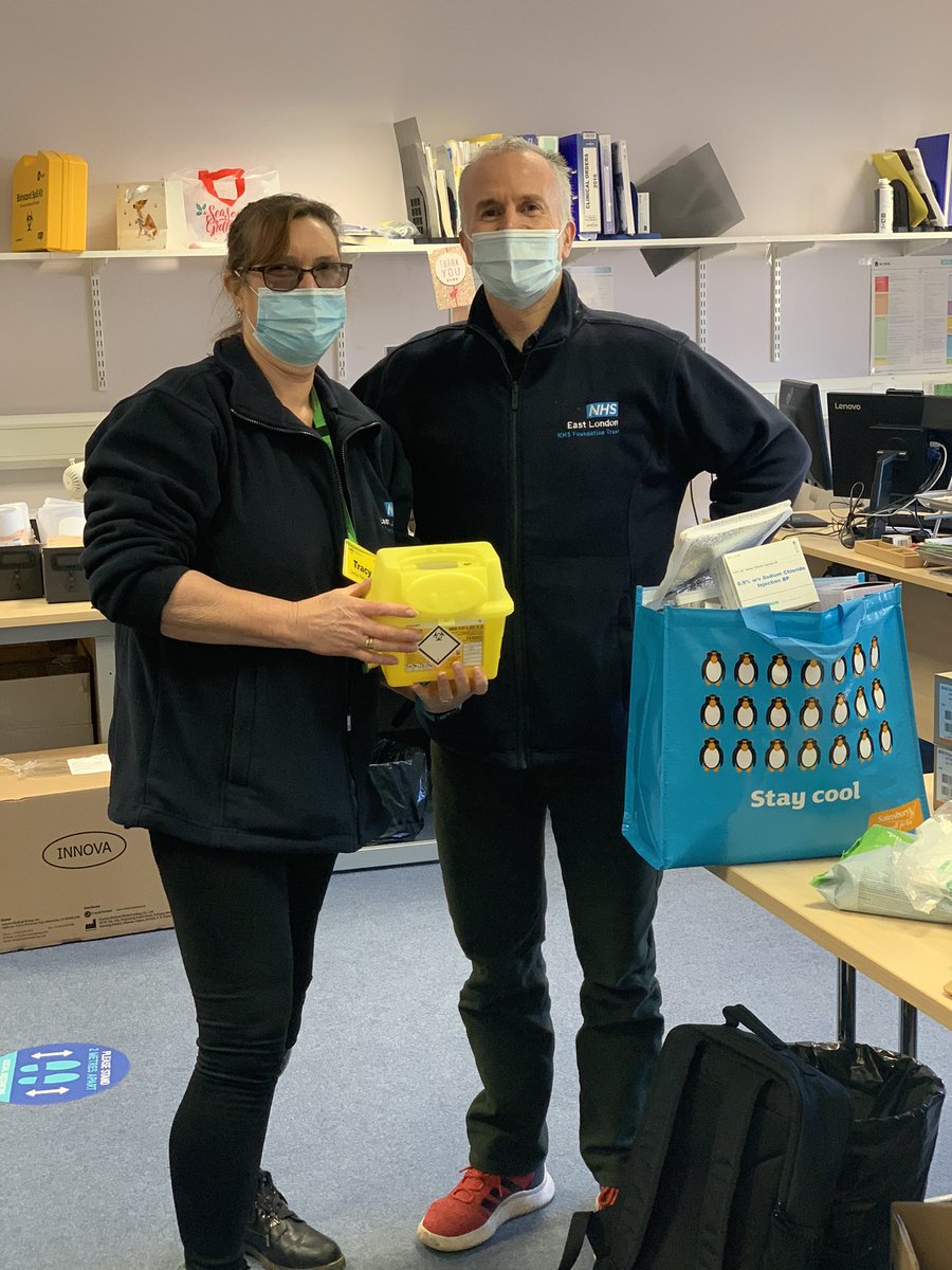 Round 2! Lead GP Dr Duncan Trathen has completed his second outreach COVID-19 vaccine clinic for those vulnerably housed in Newham supported by the amazing Tracy Kitto from the Cardiac Rehab Team. Great work and thank you both! <a href="/NHS_ELFT/">East London NHS Foundation Trust (ELFT)</a> #COVID19Vaccination #StayProtected