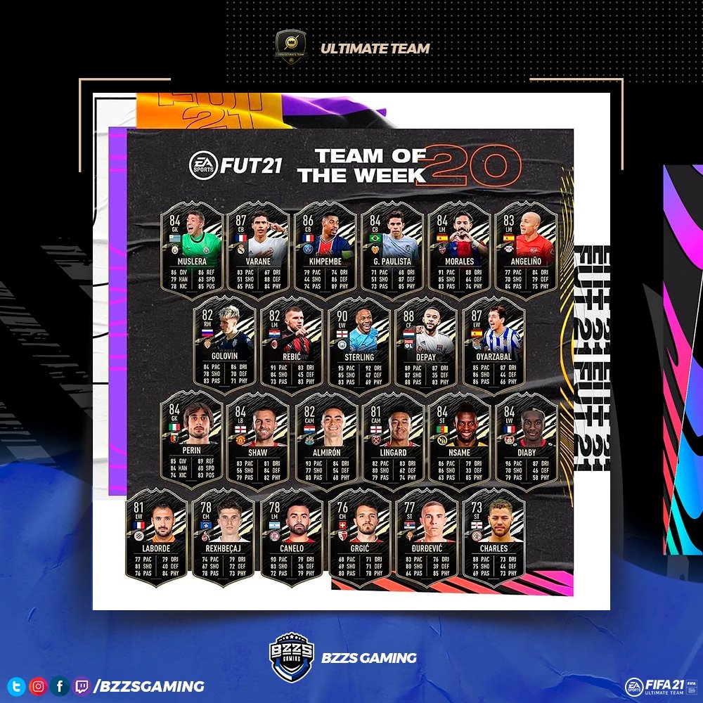 futevigor's tweet photo. [UT]

O #TOTW20 do FIFA 21 está no ar!

O QUE VOCÊ ACHOU?
⠀
Nossas redes sociais:
https://t.co/ML3ALO7XgA
https://t.co/VaSvr5MU7o
https://t.co/MCkTuhFmdk
https://t.co/Zx6teBre5k⠀

#fifa21 #fut21 #fifaultimateteam #ultimateteam #fifa #teamofweek #totw #totw20 https://t.co/V55pl6WJUJ
