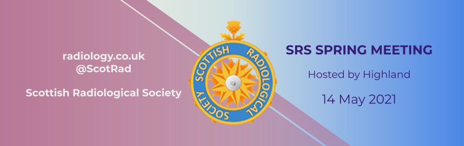 🚨 NEW MEETING DETAILS 🚨

Our Spring 2021 meeting is virtual (and free) again, with the theme "Hosted by Highland"

Topics will include applying AI to imaging in a pandemic, advances in colorectal endoscopy and radiology, and stroke thrombectomy services

radiology.co.uk