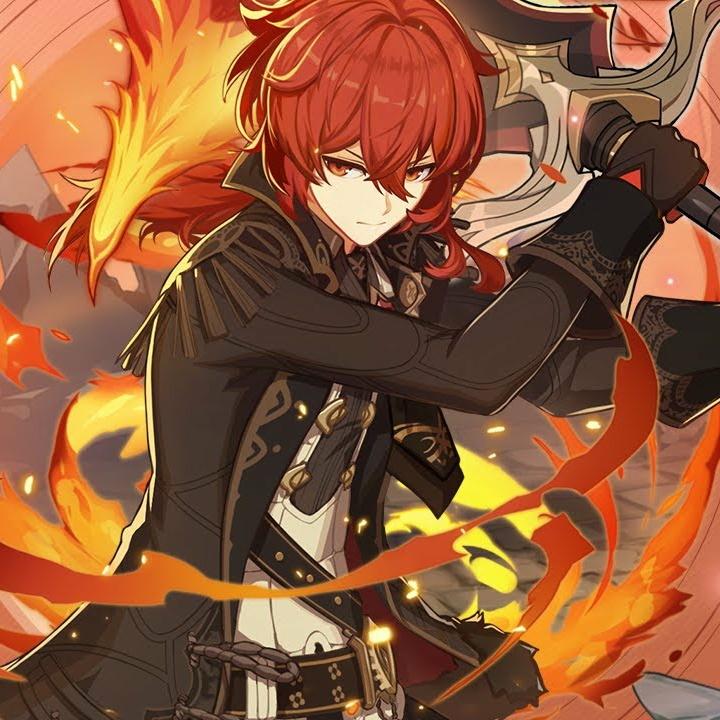 Diluc-said some homophobic shit as a kid before realizing he was in love with his best friend and that it was all just internalized-still remains absolutely silent about his feeling and sexuality-did he ever come to terms with being in love with his best friend? probably not