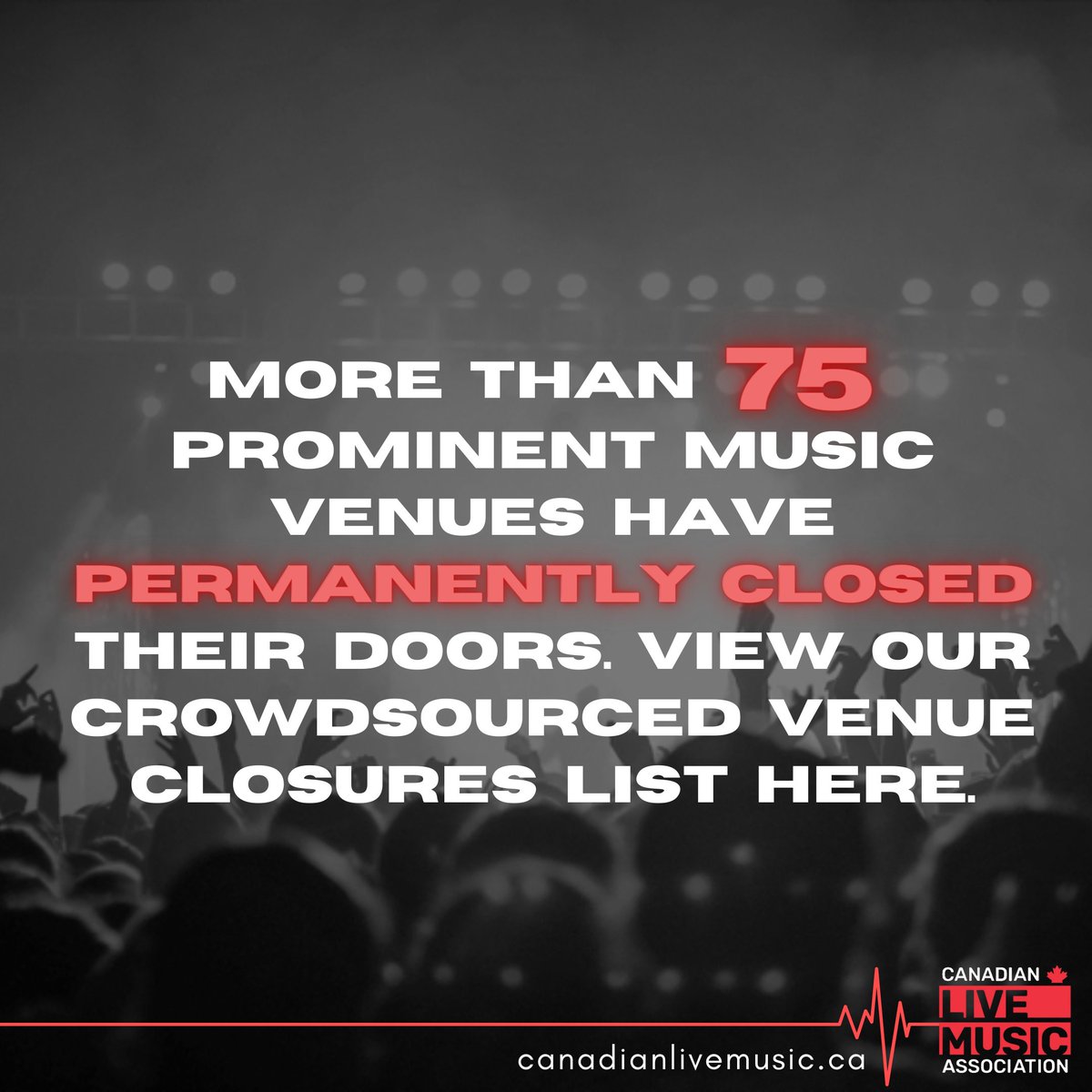 Canadian_Live's tweet photo. These stats paint a vivid picture of the state of Canadian live music due to COVID-19. We WILL be back - but we need your support.

Please use the hashtag #ForTheLoveOfLIVE and tag @Canadian_Live to share your favourite live music memories! https://t.co/CDpclZ847N