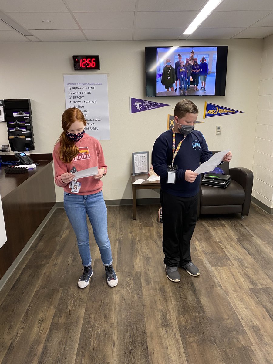 These two AJHS scholars were excited to receive an invitation to be part of the AISD Technology Planning Committee.  #AlvaradoExcellence #AlvaradoReads