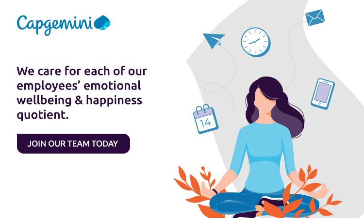 CapgeminiIndia's tweet photo. For us, job satisfaction is not an option, it is a top priority. Become a part of our team to witness the same. Apply now: https://t.co/OO8QALH9CL #CapgeminiIsHiring #GetTheFutureYouWant https://t.co/Y0OCiyZAQi