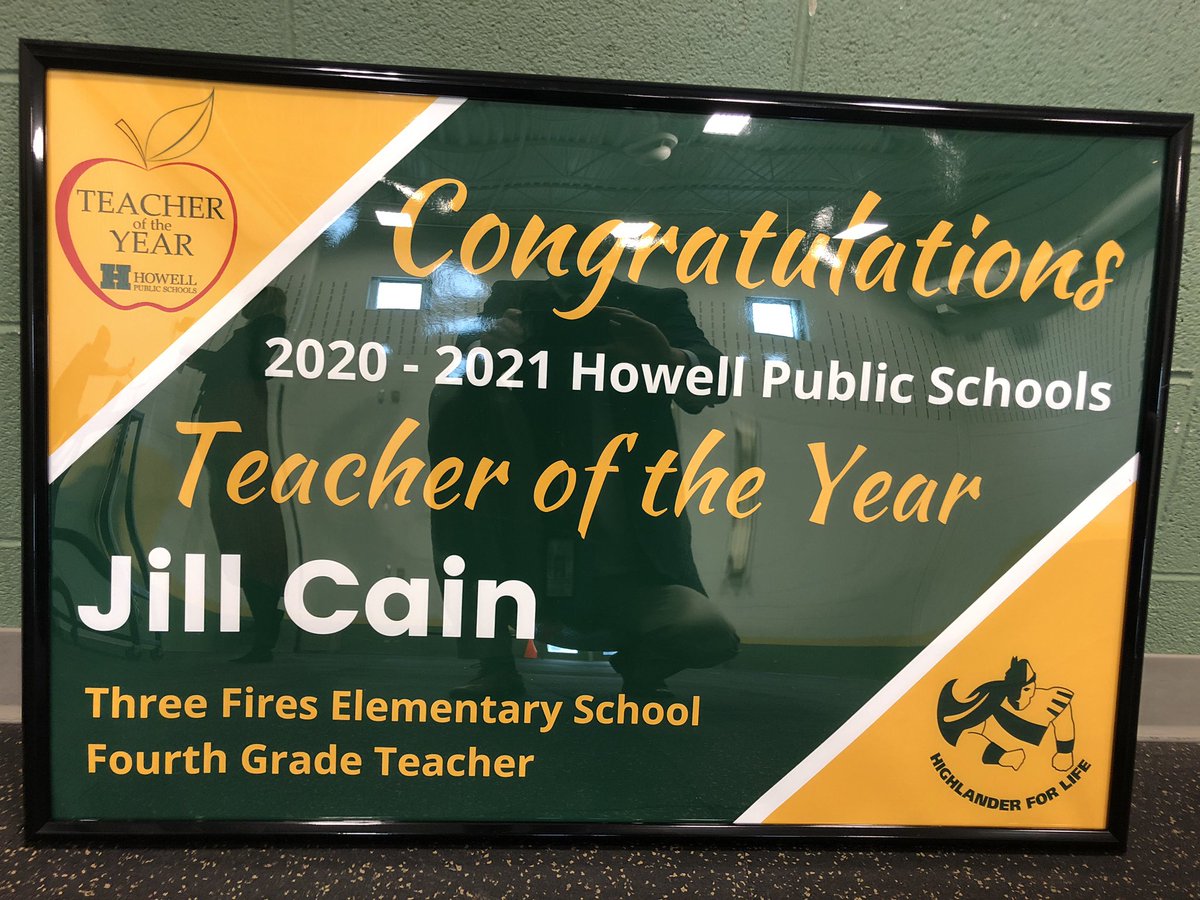 Congratulations Mrs. Cain! 2020/21 Howell Public Schools Teacher of the Year. Caring, selfless, and innovative. Proud to have you on the <a href="/HowellMISchools/">Howell Schools</a> team. <a href="/techcainj/">cainj</a> <a href="/HowellStarkey/">Bob Starkey</a> <a href="/atyrpak/">Anna Tyrpak</a> #OneHowell