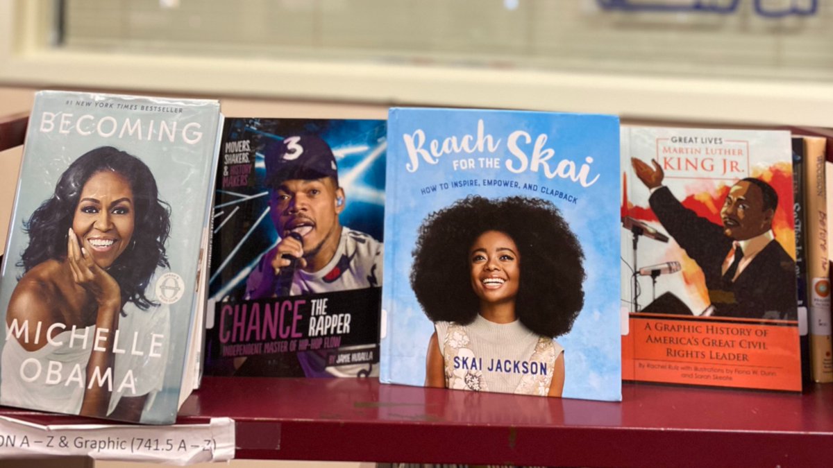 Sanders Middle School Library tweet media