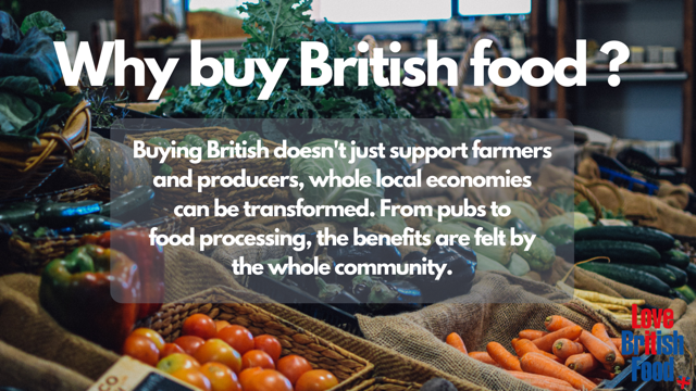 This is one of our top reasons for Buying British. 🇬🇧

Buying locally sourced produce gives the local economy a massive boost.

It isn't just for the farmers and producers, opportunities across the community are created.

We are proud to support the local economy. 🇬🇧