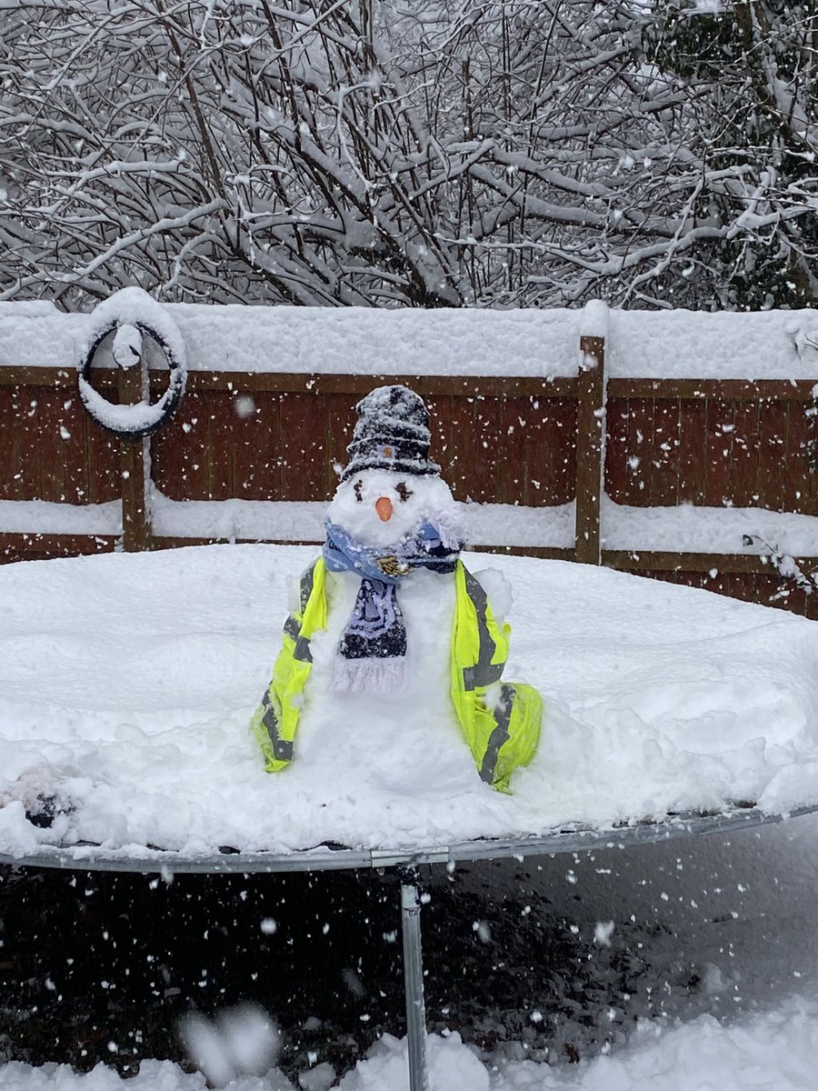 Happy snow day from the team #phoenixracing #monifieth #scottmcsauce