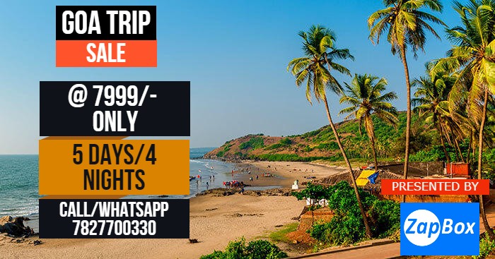 Goa Trip ✈with Heavy Discount
Hurry Now...

#travel #traveling #vacation #visiting #trip #holiday #travelling #tourism #tourist #instapassport #travelgram #love #travelingram #travelingmua #holidayseason #holidaydeals #holidayhome #ZapBox #Goa #goatrip #goahotels #goaholiday