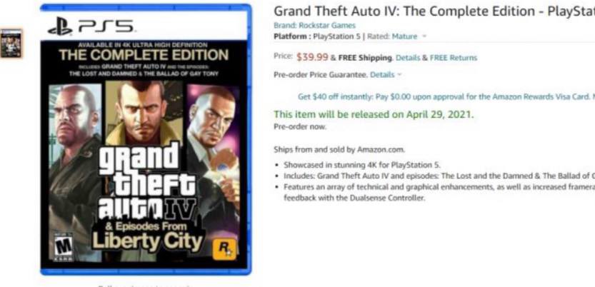 gta 4 ps5 gta 4 ps5