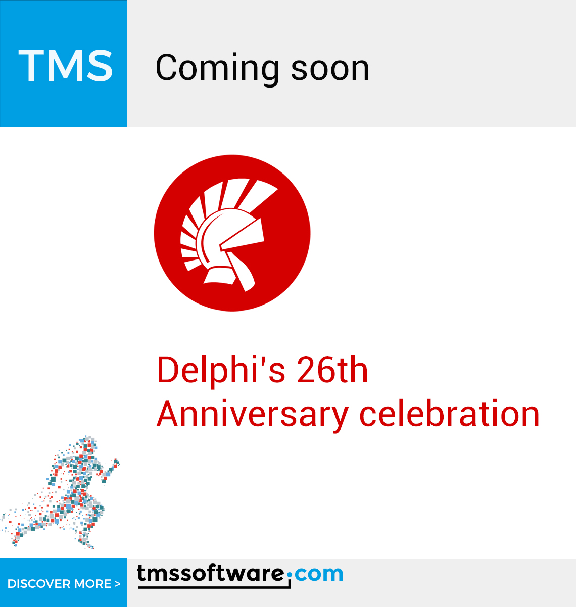 TMSsoftwareNews's tweet image. As always, we will also be celebrating Delphi&apos;s anniversary in 2021! Are you joining us?
Stay tuned for more ...
#delphi #developers  #Delphi26th