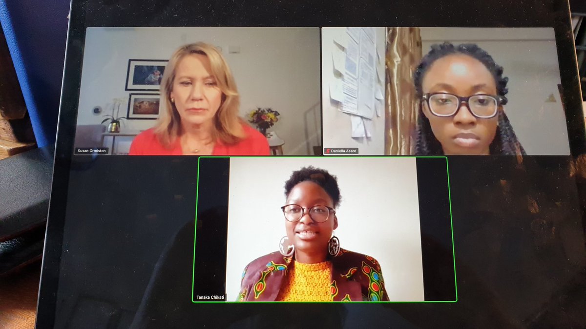 DSProudfoot's tweet image. &quot;Parents need to understand that the long-term benefits of educating their daughters are immeasurable&quot; Zimbabwean student Tanaka Chikati  in panel on Overcoming Barriers to Education for Girls in sub-Saharan Africa #DevelopmentWeek