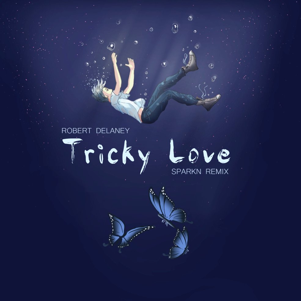 Cover art of my "Tricky Love" remix!