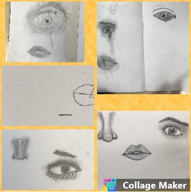 HamDingle5L's tweet photo. Day 3 of Art week!
Today's focus has been facial features, mainly the eye, nose and mouth. We found it difficult at first but persevered through and produced some excellent pieces of art.
I am very proud of everyone's effort - Well done 5L! https://t.co/G5DJaH9LVE