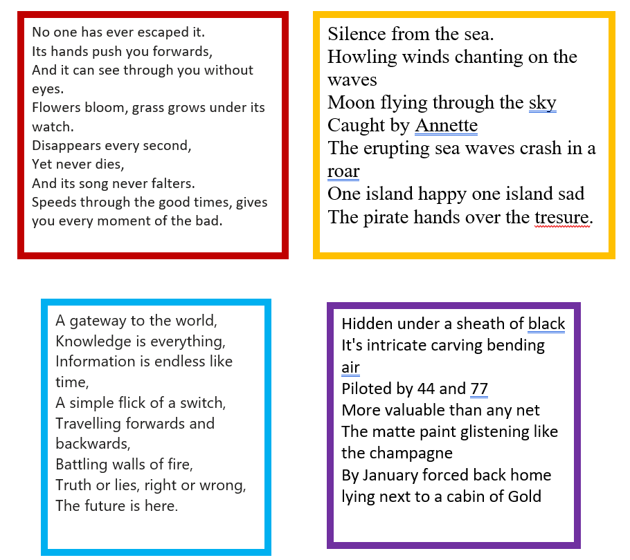 Minster_English's tweet photo. 🤩 Year 7 have been creating their own riddles in their English lessons. Take a look and see if you can solve any! 🤩 https://t.co/V3ZB6w2JYI