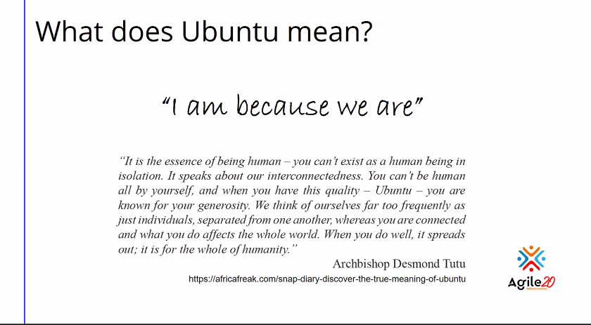 SUGSA's tweet image. Beautifully put - #MyAgile20Reflect #embracingsimplicity #sugsa #Ubuntu