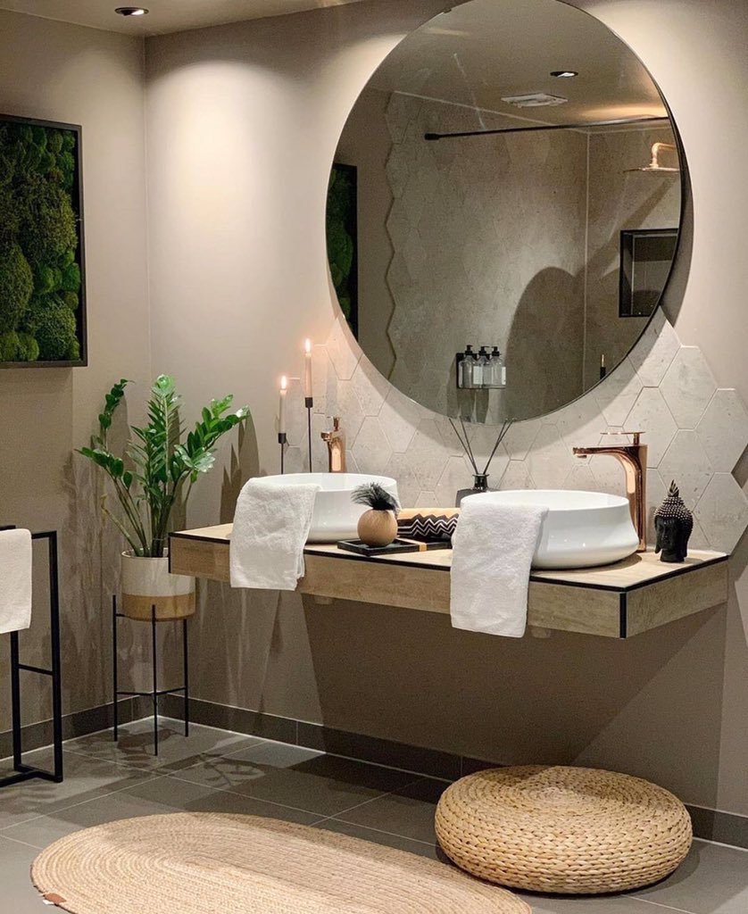 INTERIORPORN1's tweet photo. Everything about this bathroom is perfect https://t.co/h12nXh10Fu