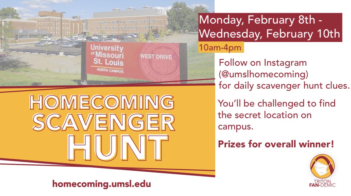 FINAL DAY! Here’s the last clue… Hamburgers, salads, sushi and more- this palace has something for everyone! Grab a bite before or after class.

The grand prize winner will be announced at the basketball live stream on 2/11.