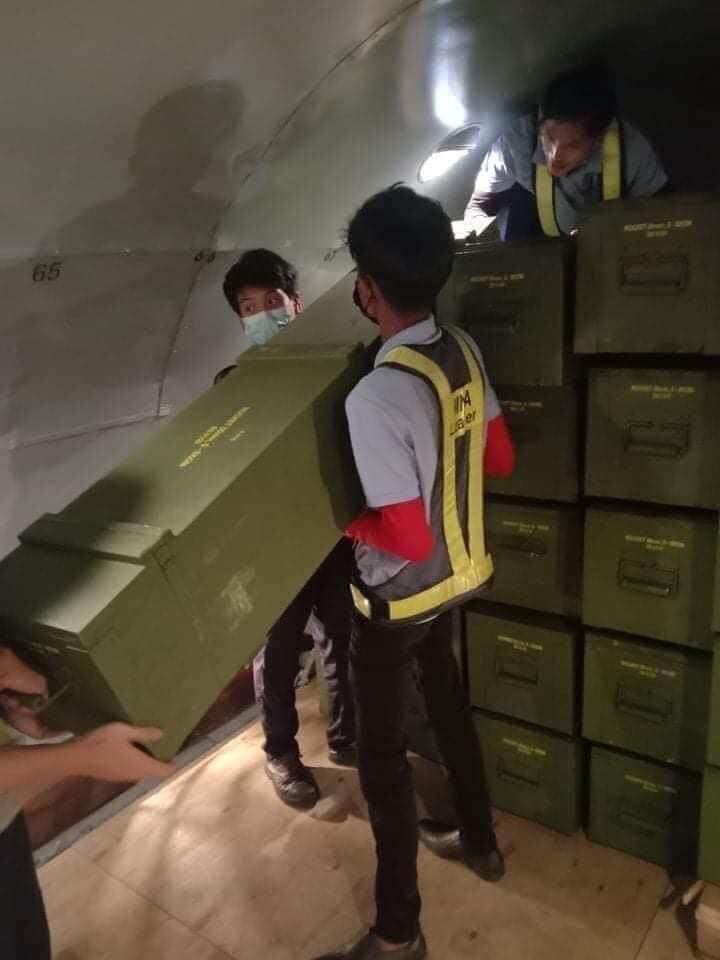 China said they've sent seafood to Myanmar. 
"China says it sends seafood to Burma"
China has been widely criticized internationally for raising the Burmese military in a coup d'état #ShameOnYouChina