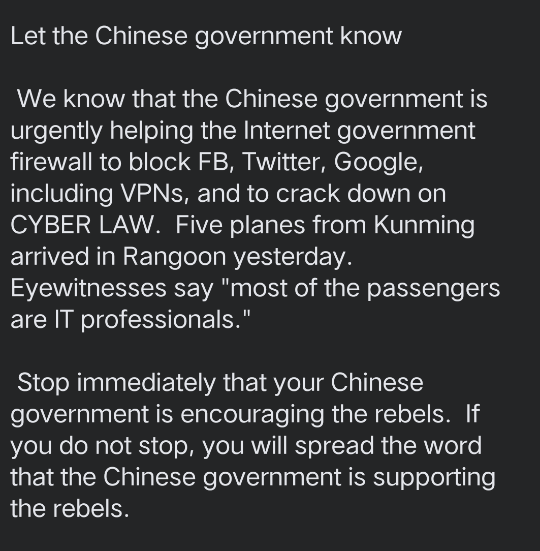 jeonchunhye's tweet photo. Cyber Law!
We don't want it.

#WhatIsHappeningInMyanmar 
#Feb10Coup https://t.co/v7S0nCzc1m