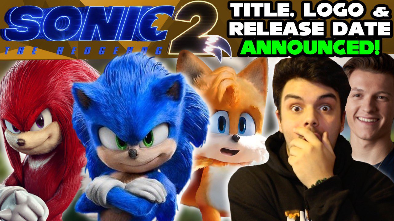 Sonic Title Movie 2  Sonic, Hedgehog movie, Sonic the movie