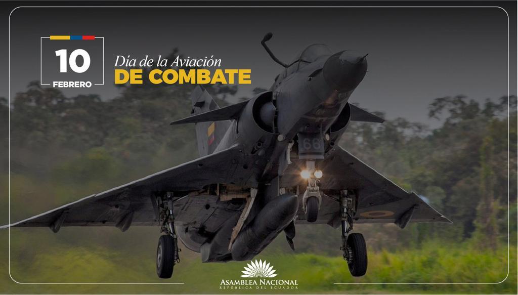 AsambleaEcuador's tweet photo. El Legislativo saluda a las damas y caballeros del aire al conmemorarse el Día de la Aviación de Combate de la @FuerzaAereaEc #10FebAvCombate https://t.co/tAOlHoPvtX