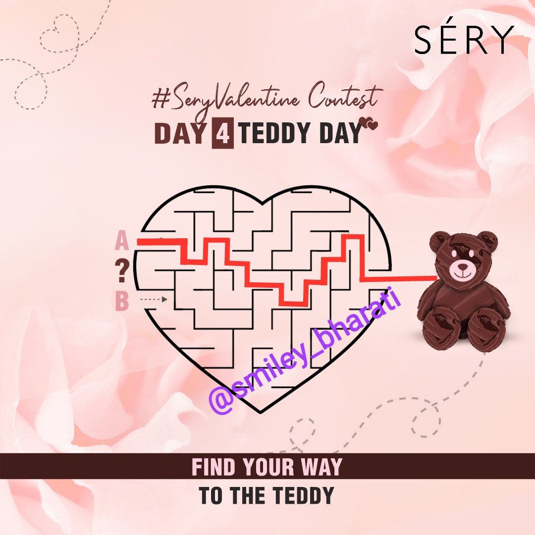 Smiley_Bharati's tweet image. Path A

#SeryValentine #Contest
#GetSetSERY #SeryCosmetics
@serycosmetics

Join
@SJ_0016 @LuckyKaran_ @Mr_YashG @Jyoti14300 @Dazzlingcutie1 @avii4ever @AaravRiego_ @GoldQueenie
