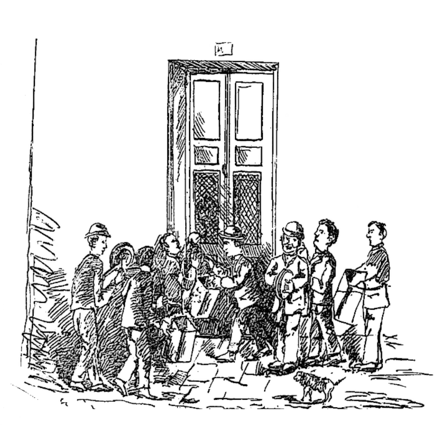 Lunfardo2's tweet photo. "The revolt"

From "The Funnyman" magazine. 1885.

https://t.co/XlSnH0a4nn

#19thcentury #books #illustration #BlackAndWhite https://t.co/52vZNTtUYi