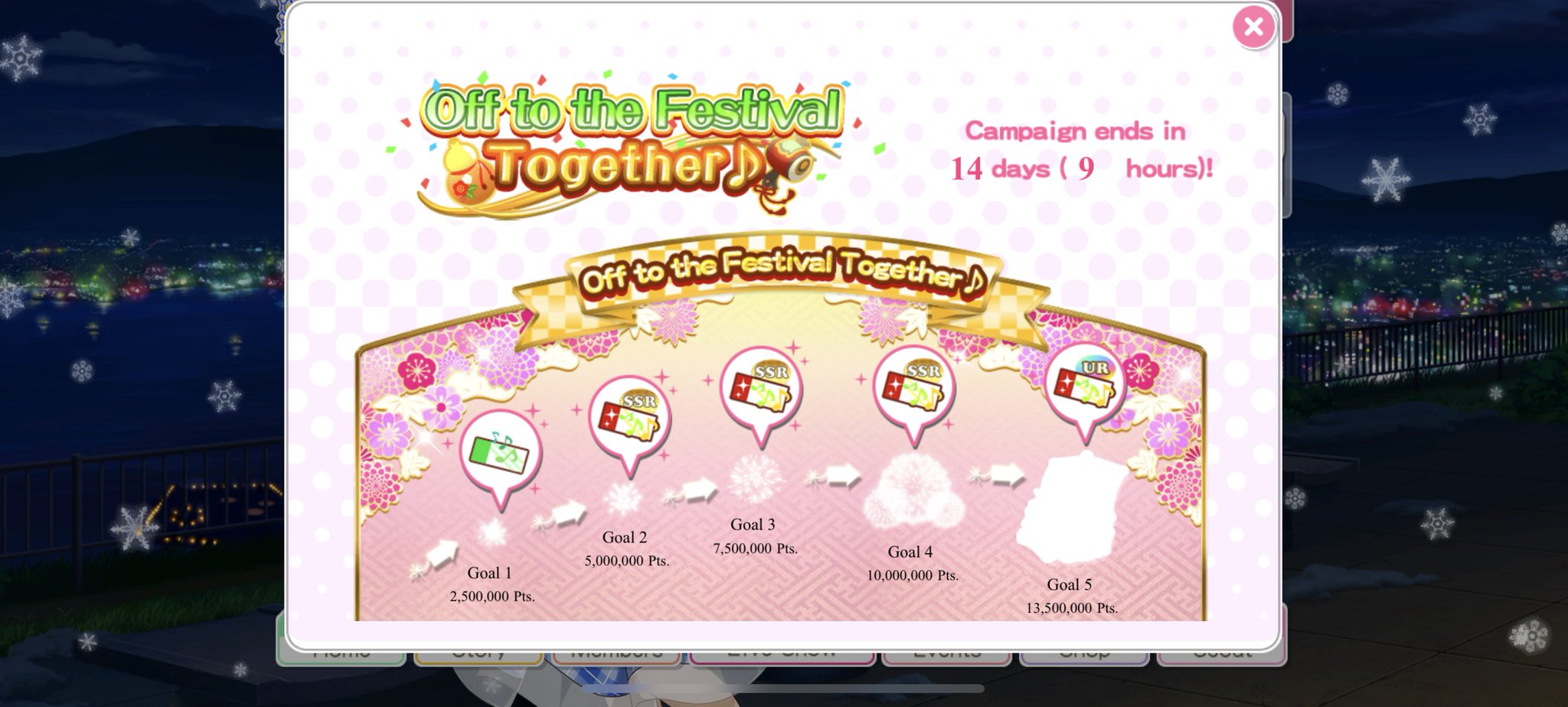 Uzivatel Zehel Na Twitteru Ww Llsif 21 Off To The Festival Together Campaign Feb 8 10am Feb 22 11 59pm Utc Overall Goal Points 13 5m The Concept Is Similar To Oct Uzivatel Zehel Na Twitteru Ww Llsif 21 Off To The Festival Together Campaign Feb 8 10am Feb 22 11 59pm Utc Overall Goal Points 13 5m The Concept Is Similar To Oct