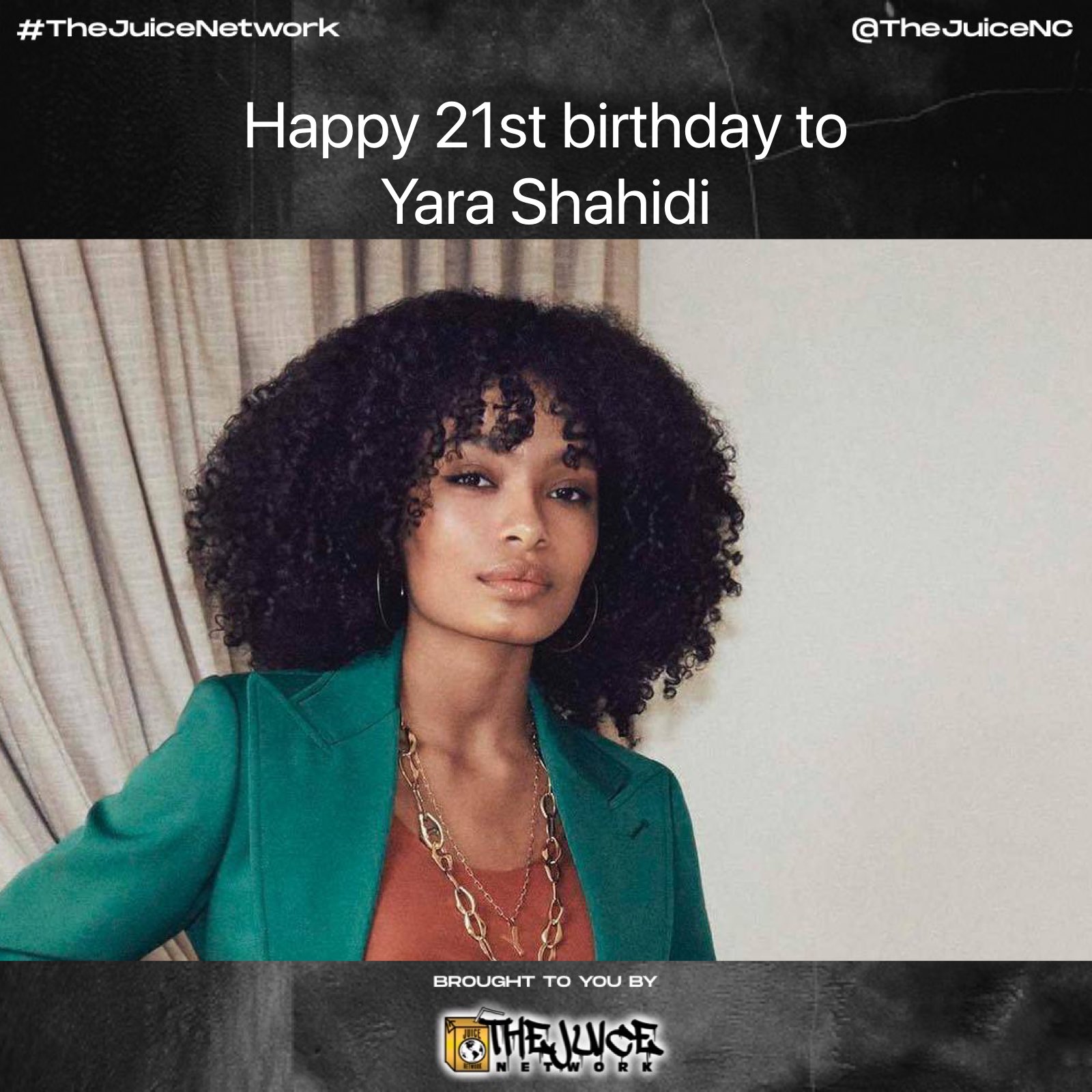 Happy 21st birthday to Yara Shahidi    