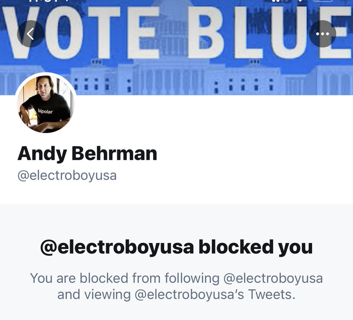 Andy is not appreciating me pointing out the above.  @electroboyusa