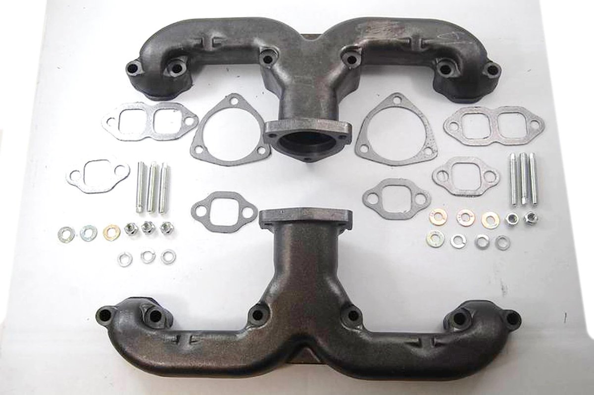 RPCR900, Exhaust Manifold, Iron, Natural, Small Block Chevy, Various Applications 1955-57, Pair performanceunlimited.ca/rpcr900-exhaus…