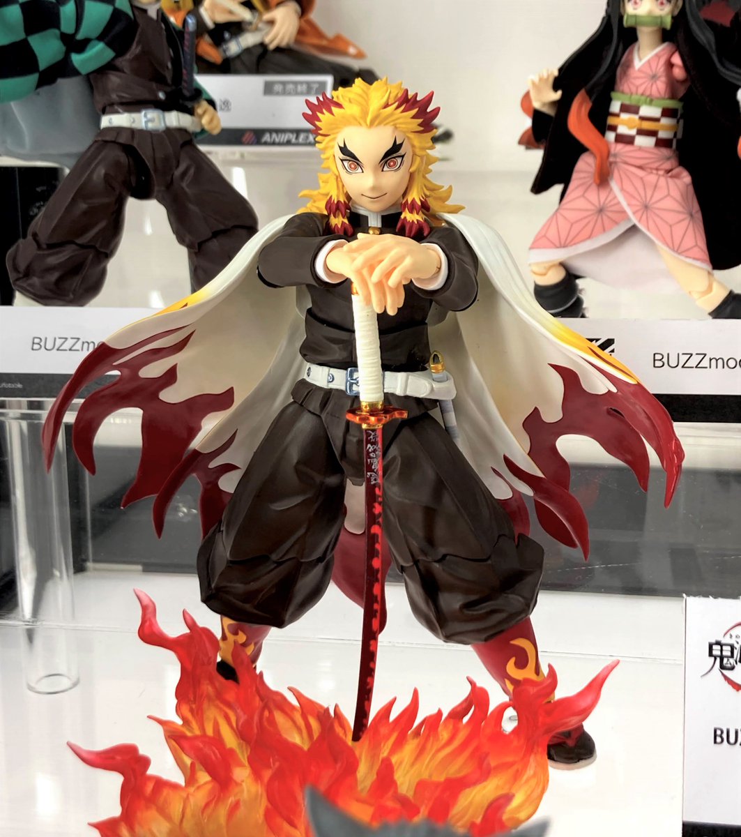 BUZZmod. 煉獄杏寿郎 & 竈門炭治郎 フィギュアセット 鬼滅の刃 煉獄杏寿郎 BUZZmod(バズモッド) 11.20-2.28 受注受付!!