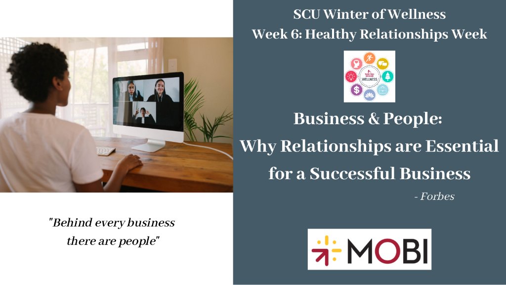 SCU_MOBI's tweet photo. Relationships are essential for a successful business! This @Forbes article identifies 4 relationships every business person should invest in & 3 tips to keep those relationships healthy: https://t.co/krPdIUVdkz. #SCUwow #bewellbroncos #networking #entrepreneur https://t.co/a2mapb6Xzw
