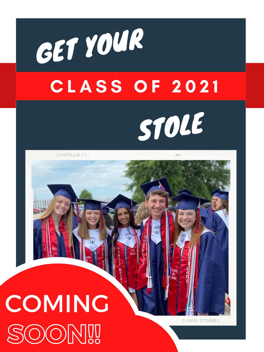 CHSTitansStuCo's tweet photo. Hey Seniors! Make sure you keep updated with the STUCO twitter and insta for more information on how you can get your 2021 stole! 🤍 https://t.co/thTOGys5BW
